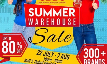 More than 300 brands and discounts up to 80%!!! CBBC Summer Warehouse Sale!!!