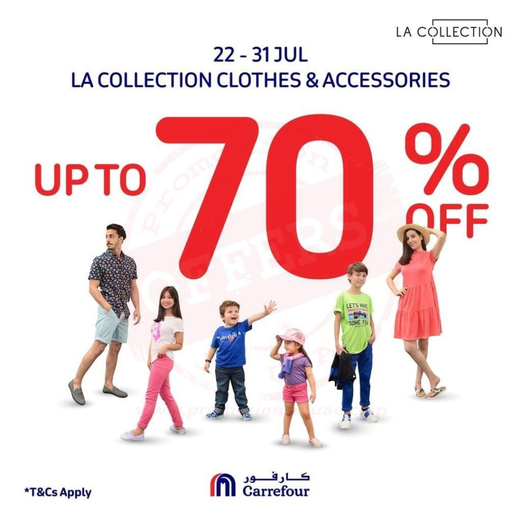 fb img 16584858872094003633339244584410 Upgrading your wardrobe? Save up to 70% discount on LA Collection clothes and accessories, when you shop at any Carrefour.