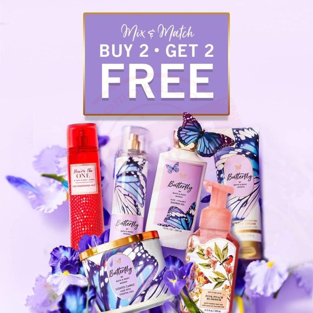 fb img 16595326970128193844137493619532 Buy 2 Get 2 Free on Bath & Body Works Arabia entire store.