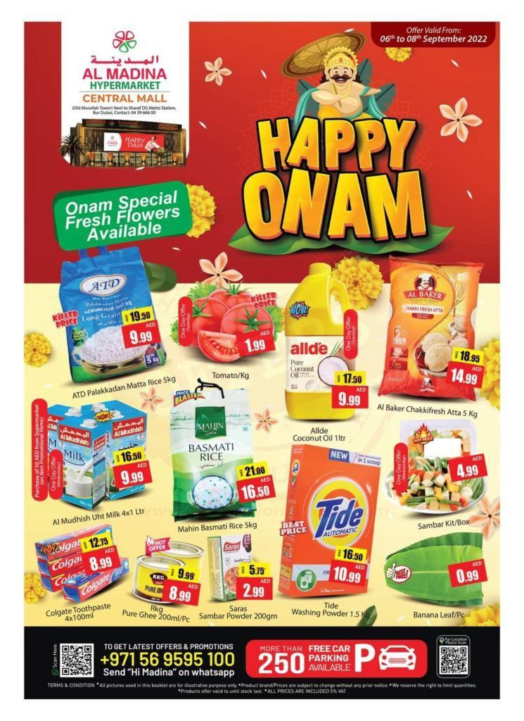 Midweek Happy Onam exclusively at Al Madina Hypermarket