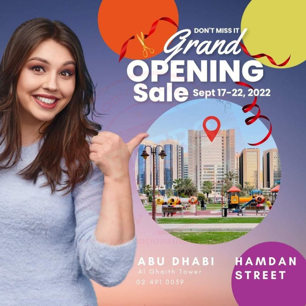 Grand Opening Sale, Day To Day Hypermarket Abu Dhabi.
