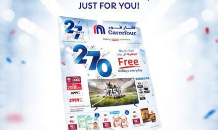 Carrefour completes 27 amazing years & celebrating with great offers anpd free trolleys.