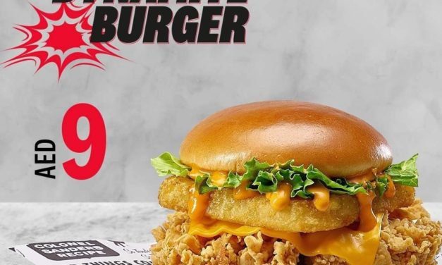 It’s Dynamite! Delicious KFC Dynamite Burger – AED 9 only!