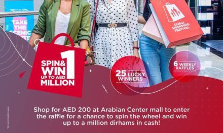Will you be a lucky winner?<br>Shop with AED 200 or more At Arabian Center and win up to a million dirhams!
