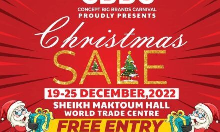 Up to 85% Discount on more than 300 brands! The biggest Christmas Sale by CBBC in Dubai!!!