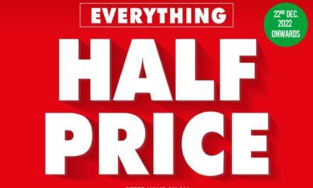 HALF PRICE on EVERYTHING! visit your nearest shoes4us store.