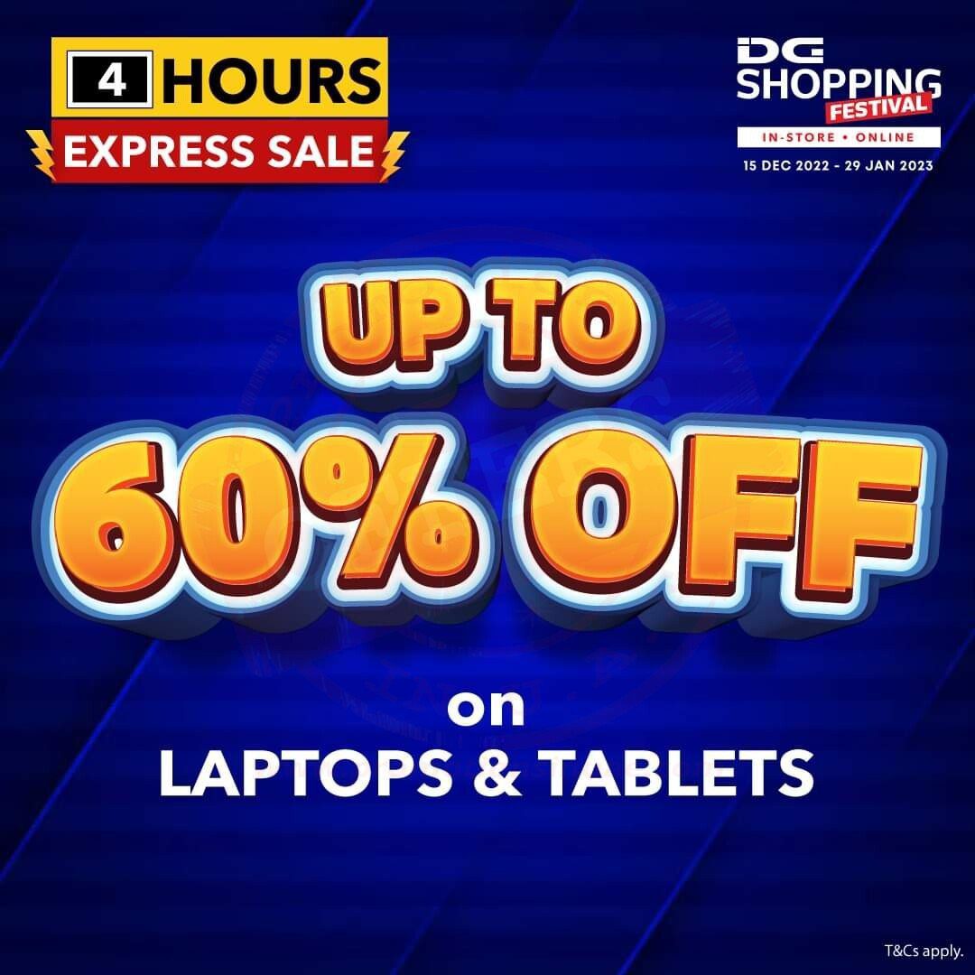 fb img 16719720743595917032662790801461 First 100 shoppers get FREE 50" Hisense Televisions and Lenovo Tablets. And enjoy up to 80% off at Sharaf DG!