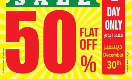 50% FLAT OFF THE 30 DECEMBER ONLY AT ANSAR MALL AND ANSAR GALLERY !!