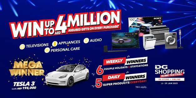 Sharaf DG Mega Winner win up to 4 Million AED