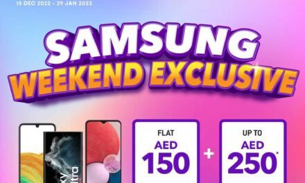 SAVE AED 400 on Samsung Smartphones just this weekend, would you wait anymore?