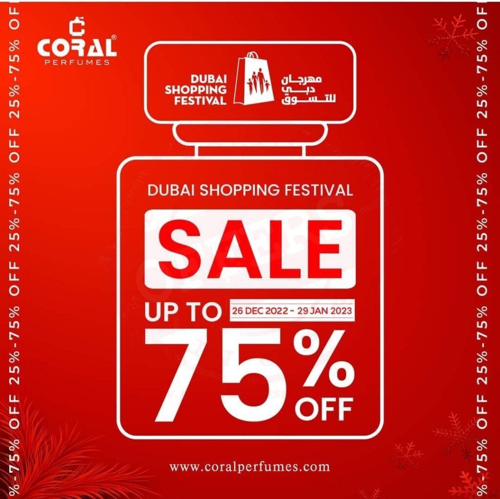 screenshot 20230103 222717 facebook320165327334922535 Shop until you drop with up to 75% off! The Dubai Festival sale is back! Amazing deals on perfumes, watches, diffusers and more!