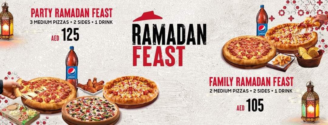 Sunday Iftar Party has a delicious solution with Pizza Hut’s Ramadan Feast offers!