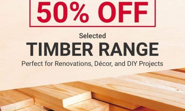 Flat 50% Off n Timber- Al Futtaim ACE