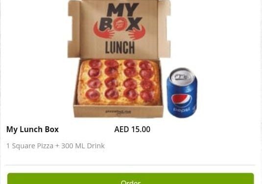 Feel like a boss with Boss Deal at AED 15- Pizza Hut.