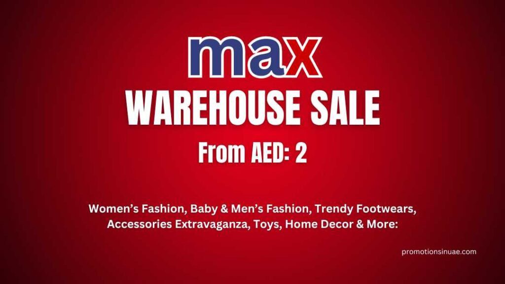 Max Warehouse Sale
