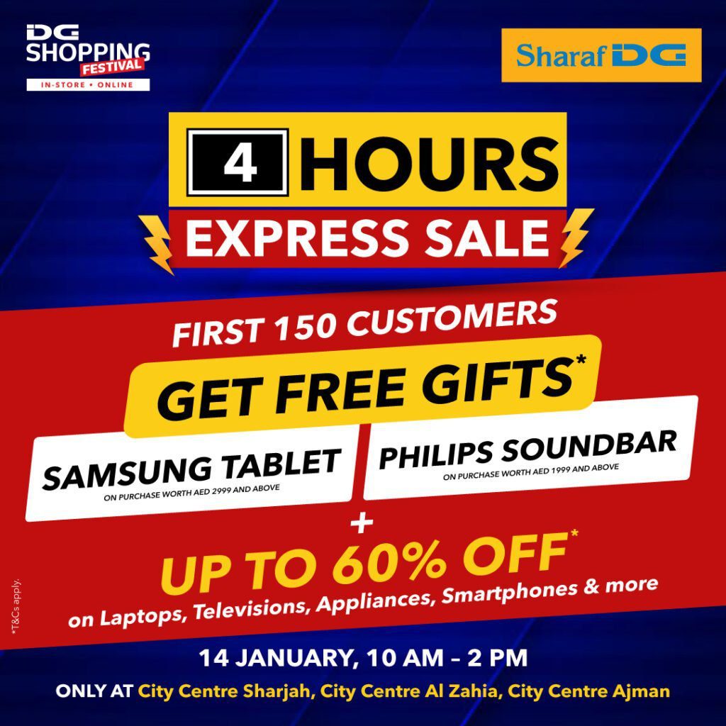 Sharaf DG 4 Hours DSF Express Sale Sharjah and Ajman