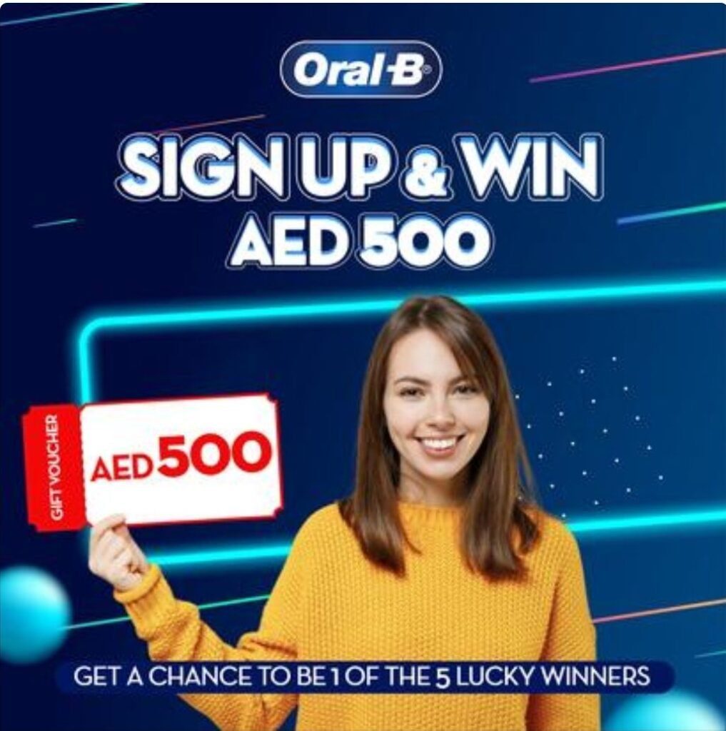 Win AED 500 with Oral-B