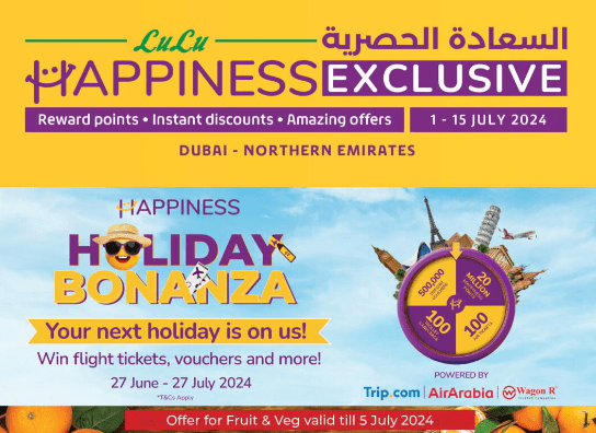 Lulu Happiness Exclusive - Dubai & Northern Emirates