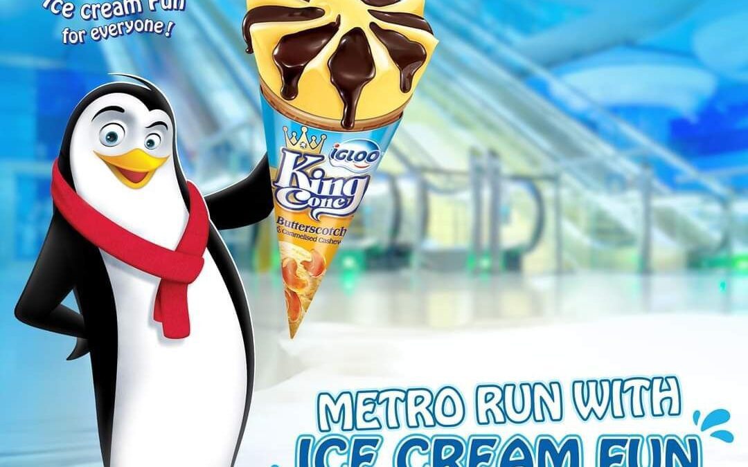 Free Ice cream at Dubai Metro
